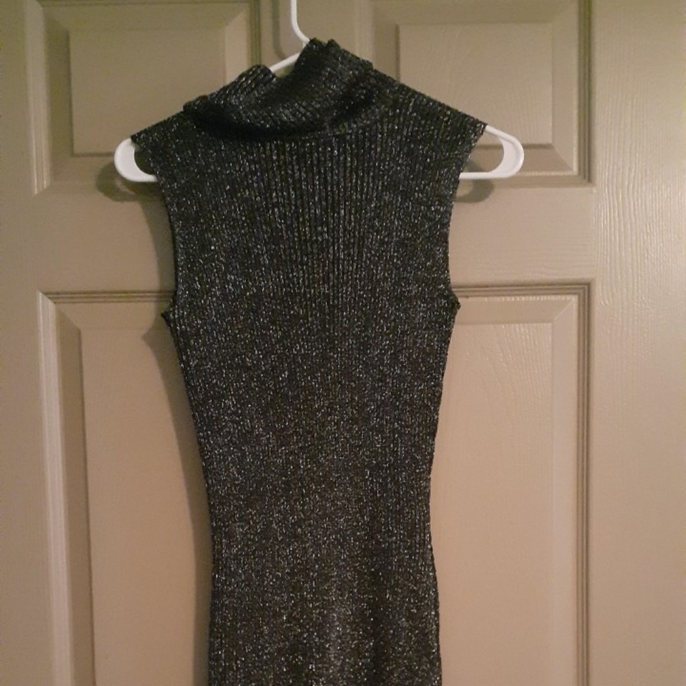 Black BCGB shimmer dress